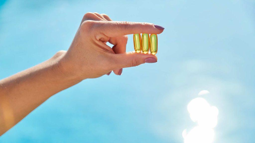 pilulle vitamine D au soleil
