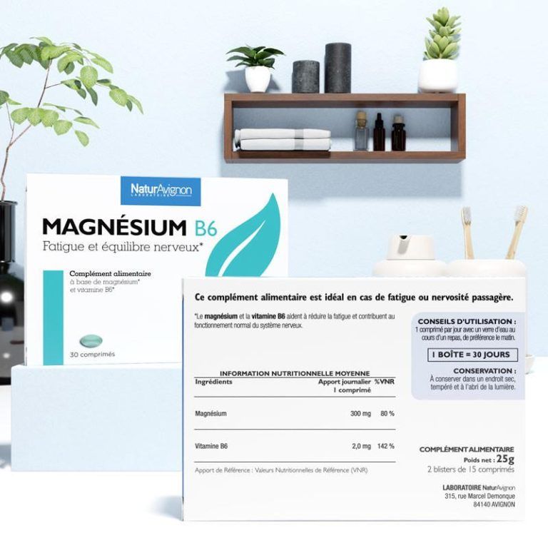 Les bienfaits du magnésium marin et vitamine B6 - Le Mag NaturAvignon