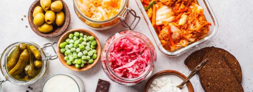 Aliments contenant des probiotiques