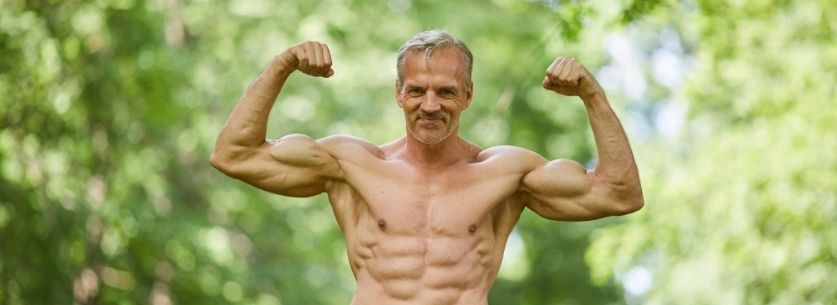masse-muculaire-senior-homme-musculation-proteine-vegetale